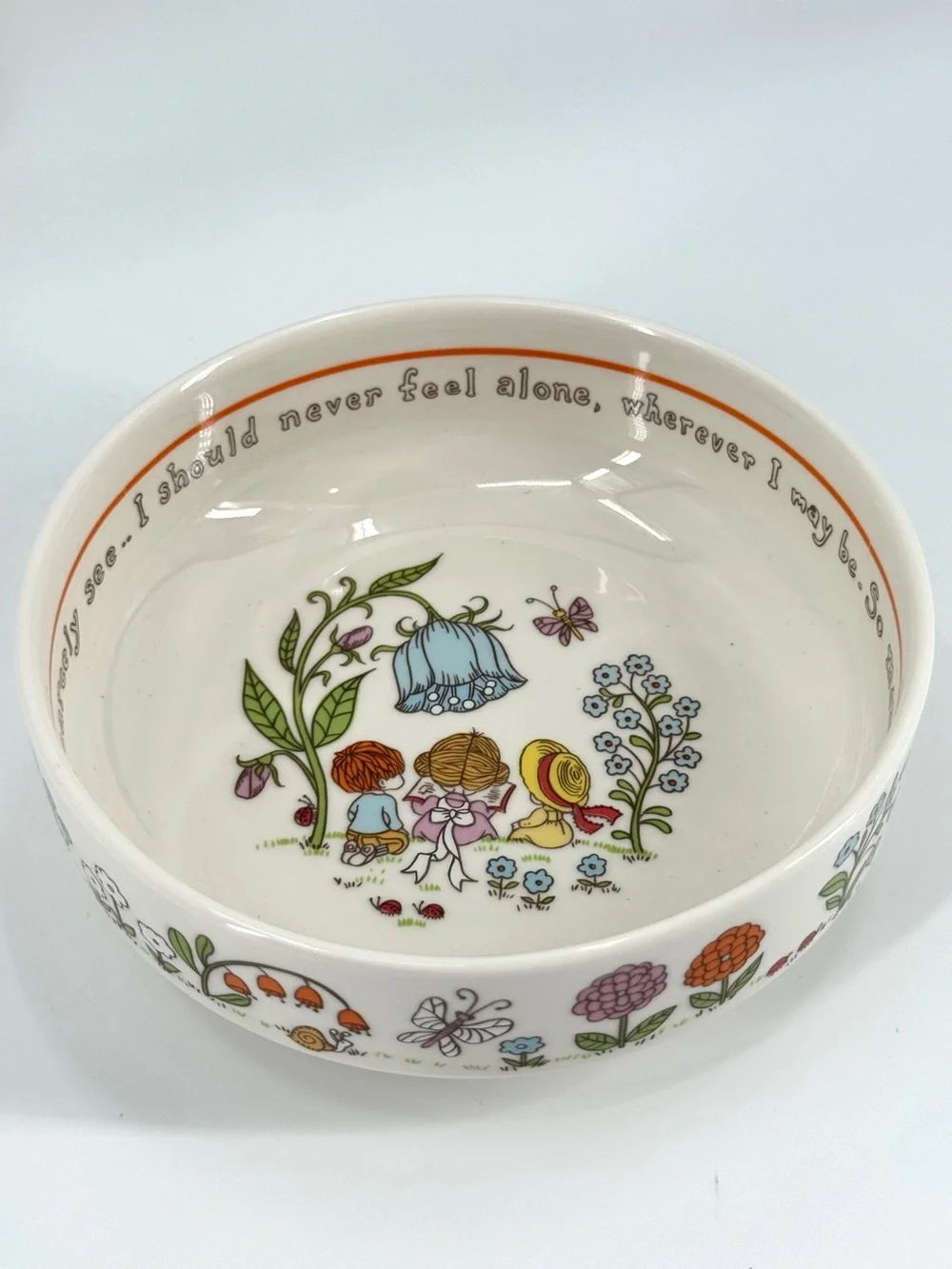 70s VTG-USA LENOX Gentle Friends Children's 3pc Set